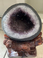 Large Amethyst Geode Egg